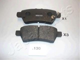 PP130AF Japan Parts Pastillas freno traseras