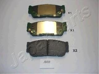 Pastillas de freno traseras PPS02AF Japan Parts