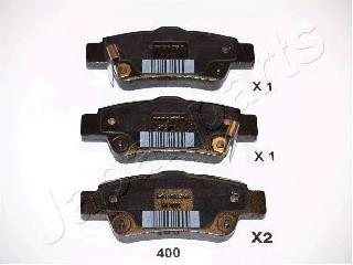 Pastillas de freno traseras PP400AF Japan Parts