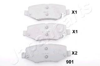 PP-901AF Japan Parts pastillas de freno traseras