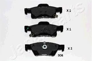 PP906AF Japan Parts pastillas de freno traseras