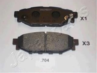 Pastillas traseras de freno Japan Parts PP704AF precio, desde 24,42 EUR