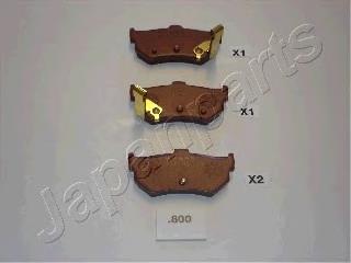 PP800AF Japan Parts pastillas de freno traseras