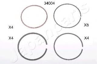 RS34004 Japan Parts Juego de anillos de pistón, motor, STD