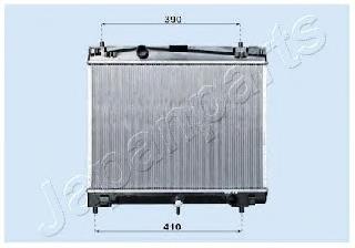 RDA153010 Japan Parts radiador refrigeración del motor