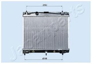 RDA153011 Japan Parts radiador refrigeración del motor