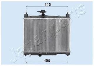 RDA153041 Japan Parts radiador refrigeración del motor