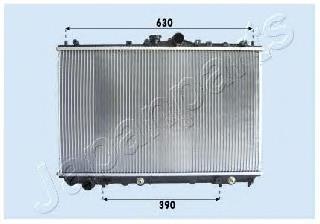 Radiador refrigeración del motor RDA163026 Japan Parts