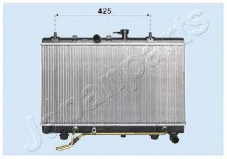 RDA333020 Japan Parts radiador refrigeración del motor