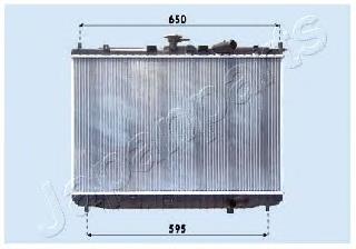 RDA333025 Japan Parts radiador refrigeración del motor