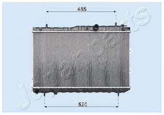 Radiador refrigeración del motor RDA333033 Japan Parts