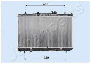 RDA333031 Japan Parts radiador refrigeración del motor