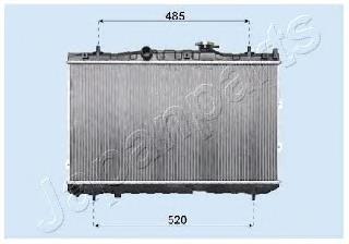 RDA333030 Japan Parts radiador refrigeración del motor