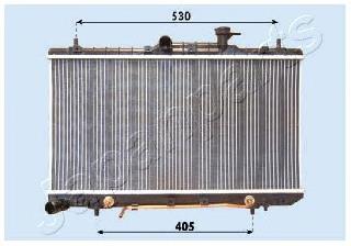 Radiador refrigeración del motor RDA283098 Japan Parts