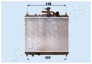 RDA283093 Japan Parts radiador refrigeración del motor