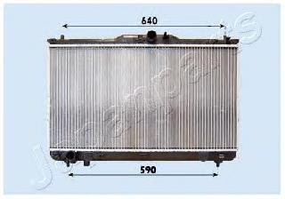 RDA283091 Japan Parts radiador refrigeración del motor