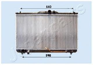 RDA283092 Japan Parts radiador refrigeración del motor