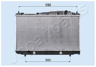 RDA313023 Japan Parts radiador refrigeración del motor