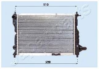 RDA313024 Japan Parts radiador refrigeración del motor