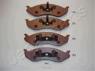 Pastillas de freno PA057AF Japan Parts