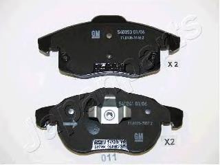 Comprar PA011AF Japan Parts Pastillas delanteras de freno