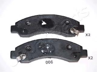 Comprar PA006AF Japan Parts Pastillas delanteras de freno