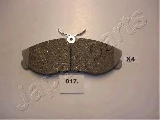 Pastillas de freno PA017AF Japan Parts