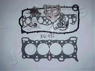 Juego de juntas de motor, completo, superior KG432 Japan Parts