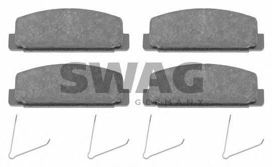 83916500 Swag pastillas de freno traseras