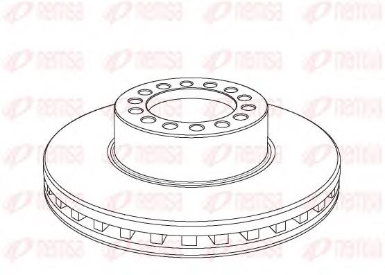 Freno de disco delantero BBD32660 Borg&beck