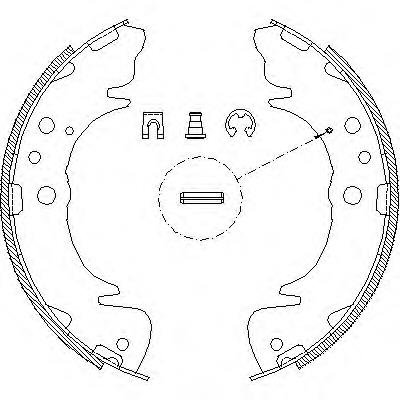 4089.00 Remsa zapatas de frenos de tambor traseras