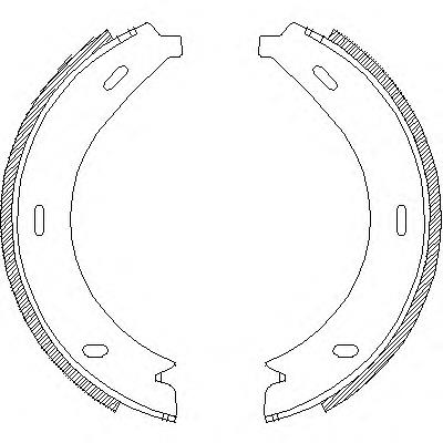 4713.00 Remsa zapatas de frenos de tambor traseras