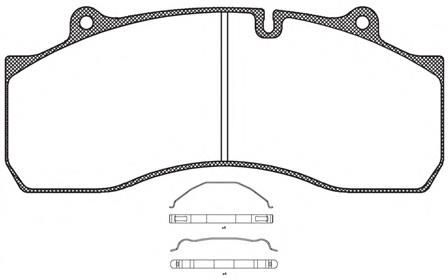 BP7309 Bremsi Pastillas freno traseras