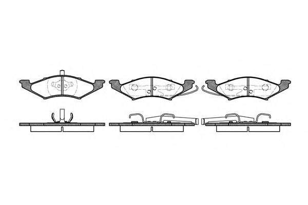 Pastillas delanteras Ford Tempo GL 