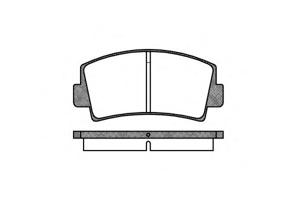 0078.00 Remsa pastillas de freno delanteras