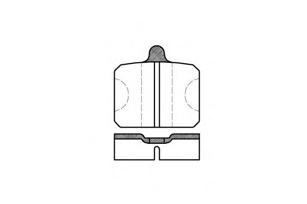 Pastillas delanteras Skoda 105/120 (744)