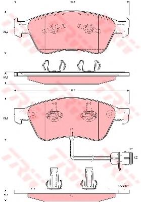 Pastillas de freno delanteras 4D0698151AB VAG