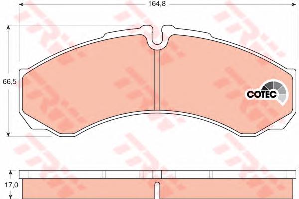Comprar GDB1534 TRW Pastillas delanteras de freno