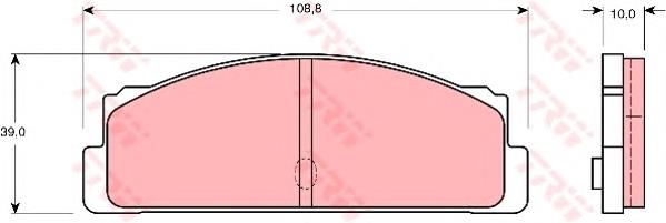 Pastillas traseras de freno TRW GDB107 precio, desde 15,95 EUR