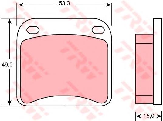 Pastillas de freno para Fiat Doblo 263