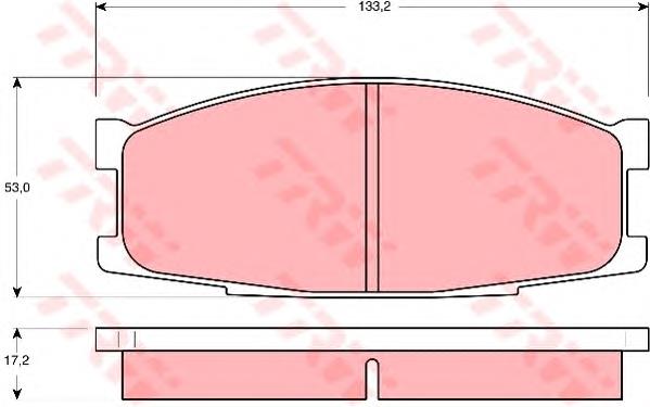 Pastillas freno delanteras TRW GDB1022 precio, desde 21,47 EUR