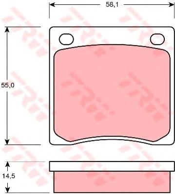 Pastillas de freno PA100AF Japan Parts