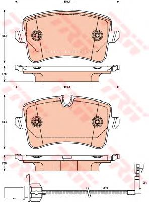 Pastillas traseras de freno TRW GDB1902 precio, desde 36,07 EUR