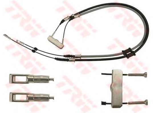 82503 Metalcaucho cable de freno de mano trasero derecho/izquierdo