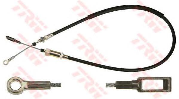 Cable de freno de mano delantero 1613718980 Peugeot/Citroen