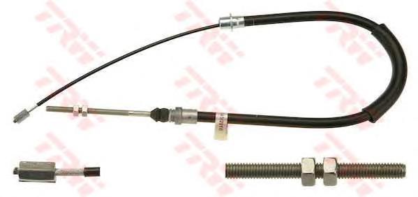 GCH2526 TRW cable de freno de mano trasero derecho