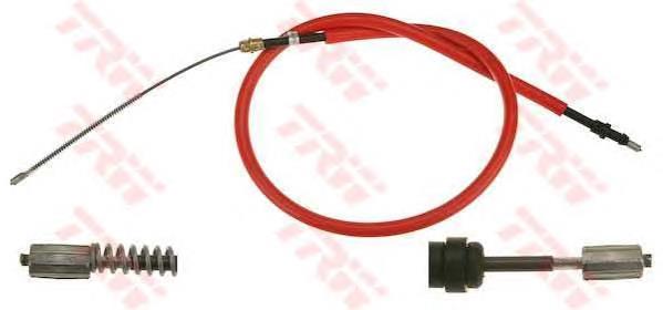 GCH1293 TRW cable de freno de mano trasero derecho