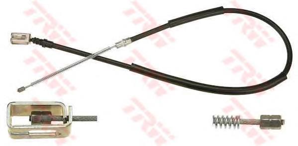 Cable de freno de mano trasero derecho 6025006424 Renault (RVI)