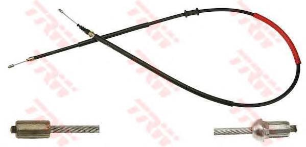 Cable de freno de mano trasero izquierdo 60548443 Fiat/Alfa/Lancia