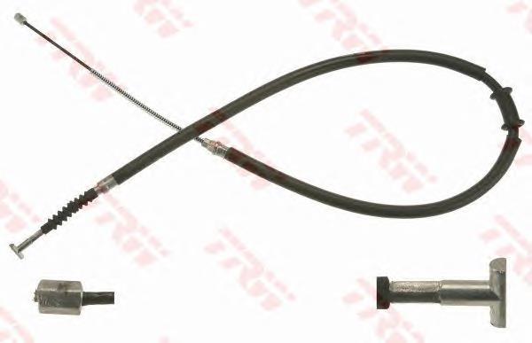 GCH107 TRW cable de freno de mano trasero izquierdo